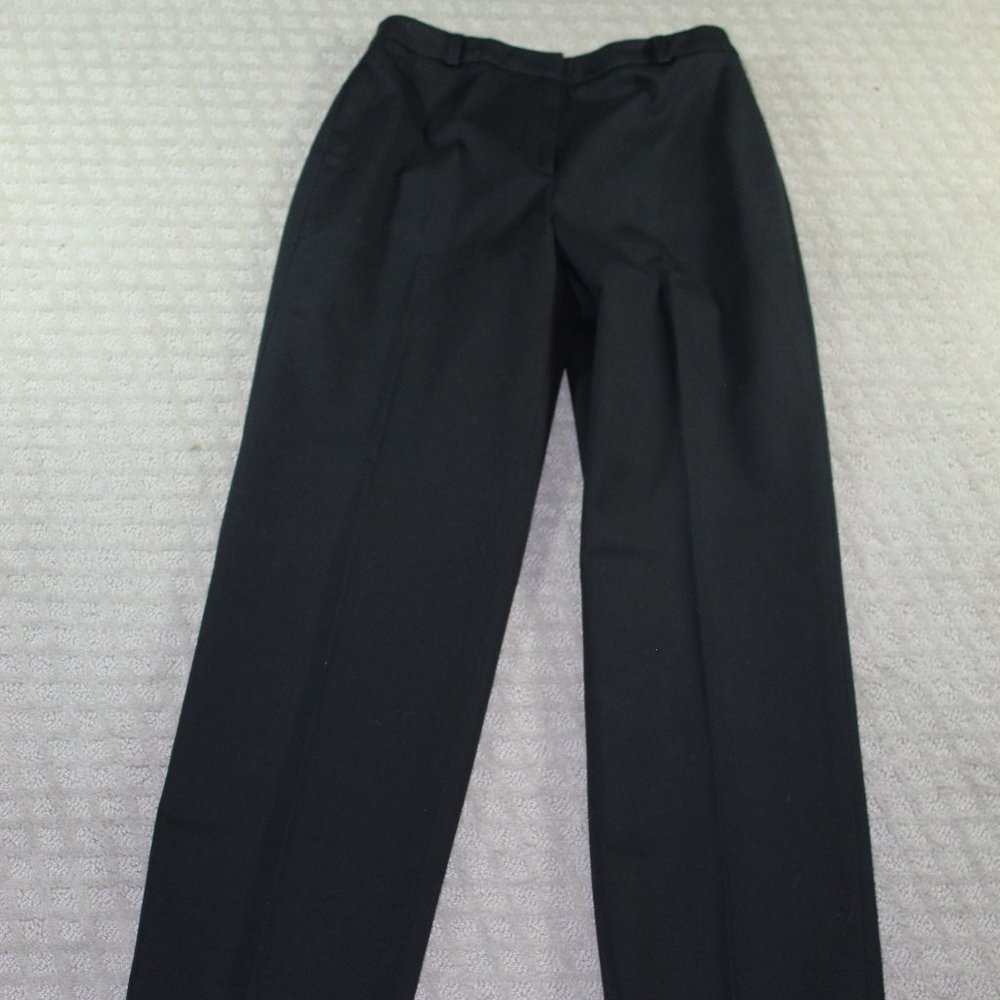 Talbots Size 2 Stretch Black Mid-rise Dress Pants